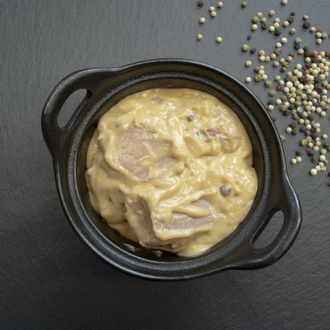 Varkenshaas in peperroomsaus - 500 gram